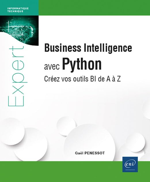 Couverture du livre Business Intelligence avec Python — Gaël Penessot